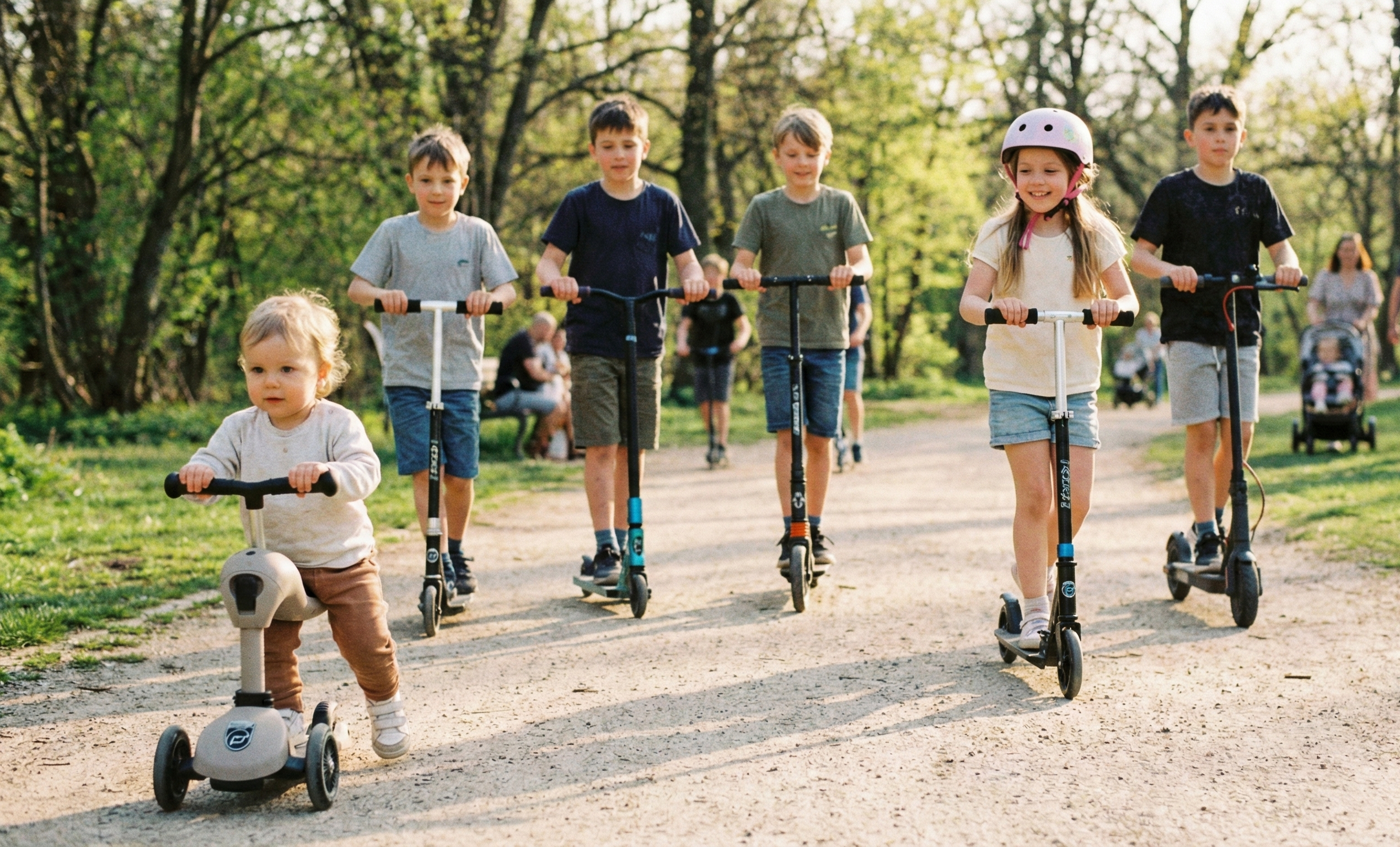 Tipos de trotinetas para crianças