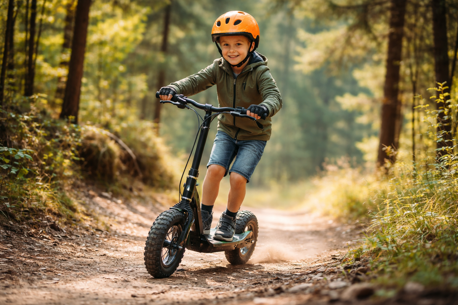 Trotinete todo-o-terreno para criança