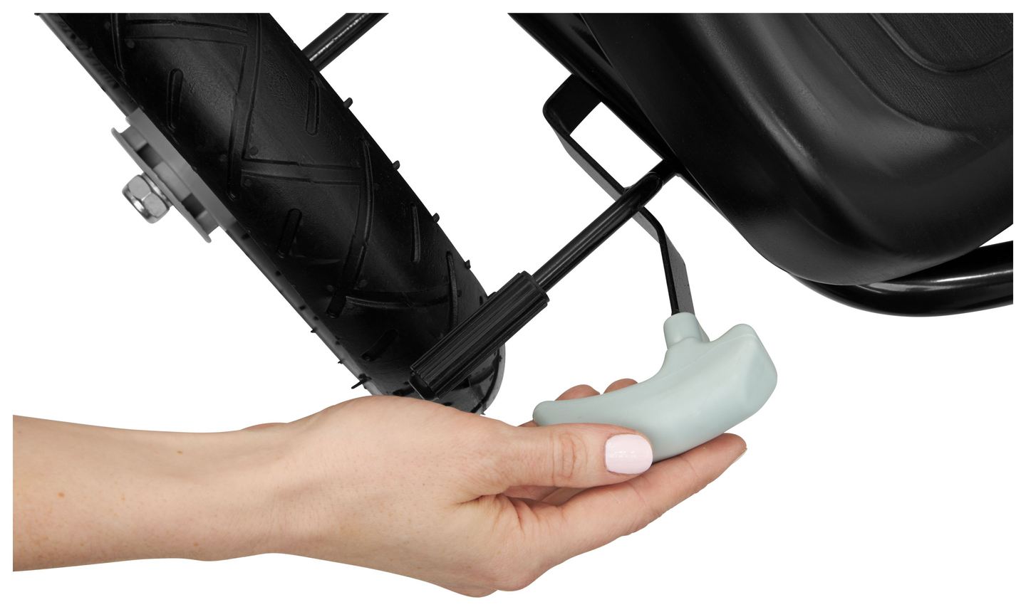 Kart a pedal EVOQUE para crianças - passeio para crianças de 5 a 8 anos - cinza