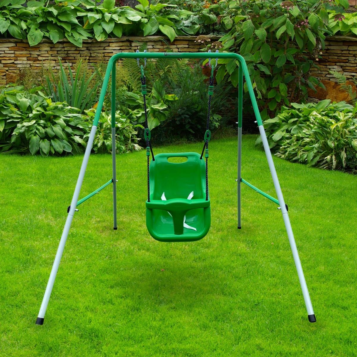 Balanço para bebês e crianças pequenas com cinto de segurança