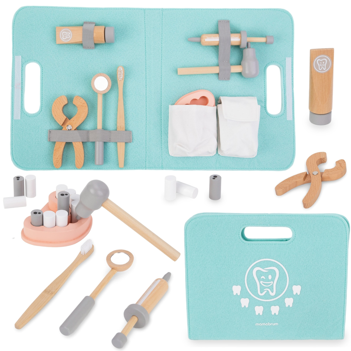 Pequeno conjunto de dentista