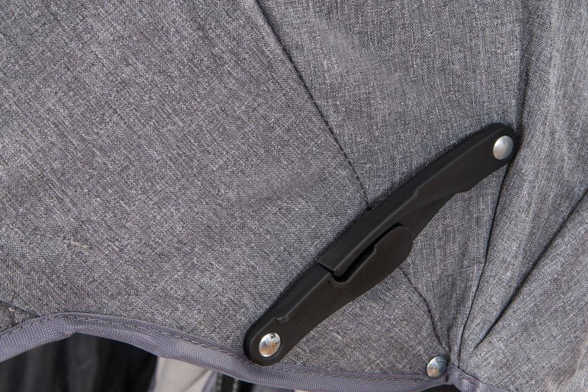 Triciclo Tobi Velar + capa de chuva - cinza