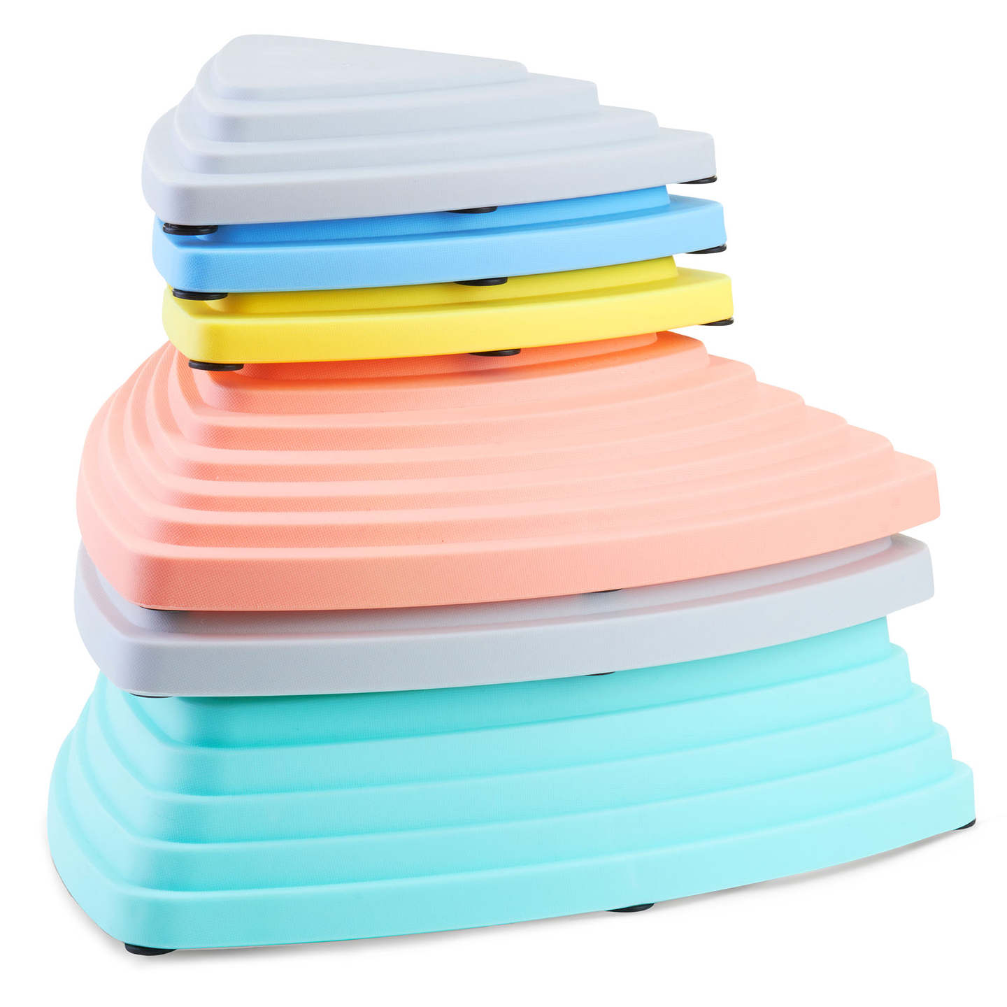 Pedras de equilíbrio coloridas - 6 peças