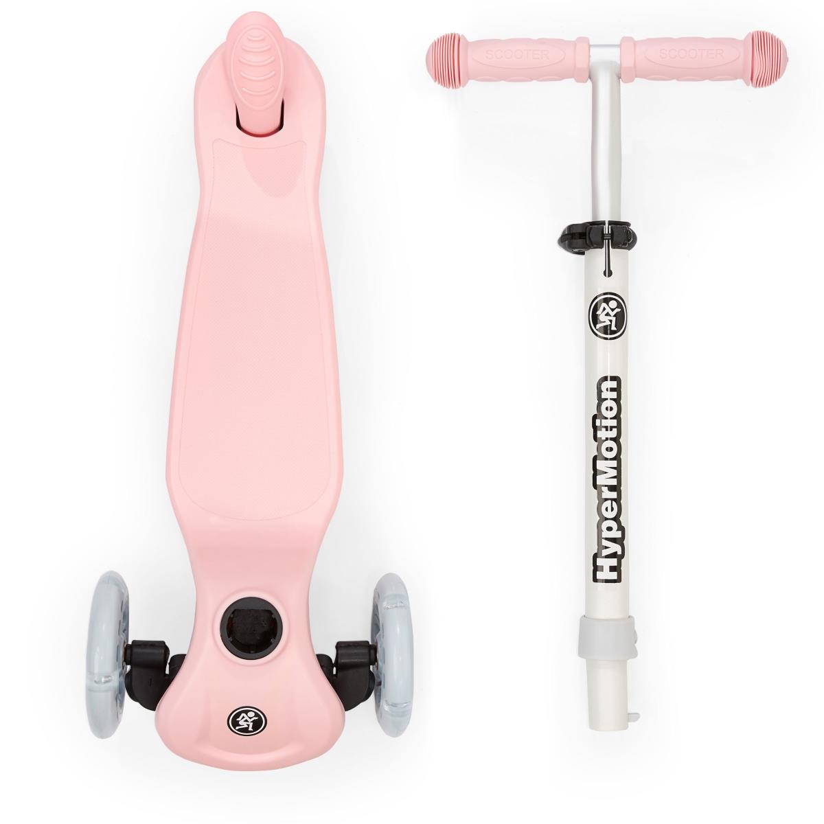 Scooter de equilíbrio de três rodas TRINGO, 3-8 anos - rosa + rodas LED brilhantes