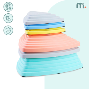 Pedras de equilíbrio coloridas - 6 peças