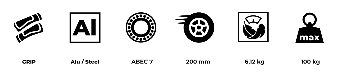 Scooter adulto HyperMotion REGAMO - preto