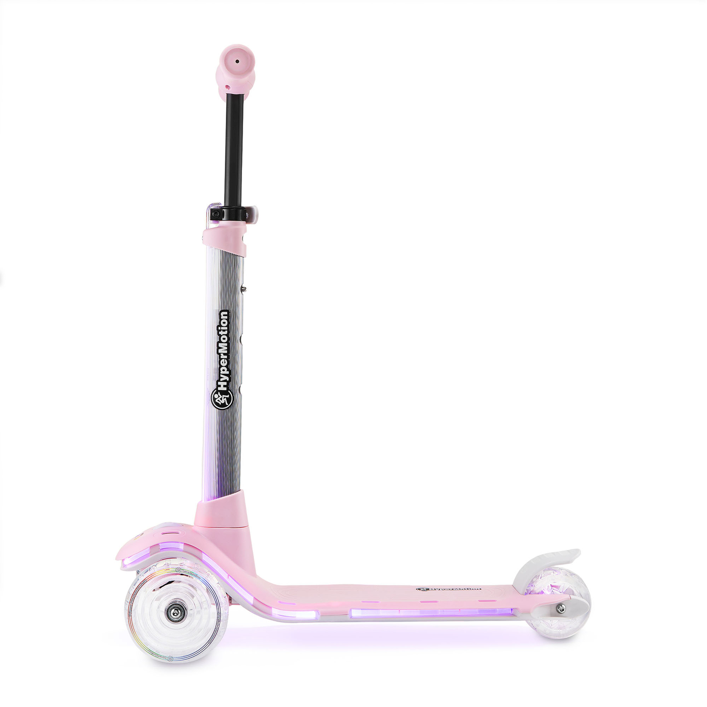 Patinete elétrico HyperMotion BECKY - Iluminação LED RGB, rosa