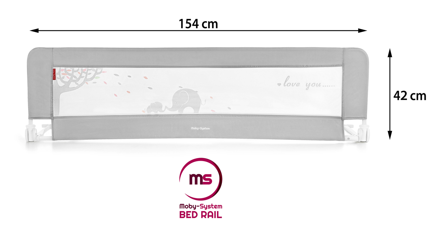 Grade protetora para cama - Grade para cama - cinza