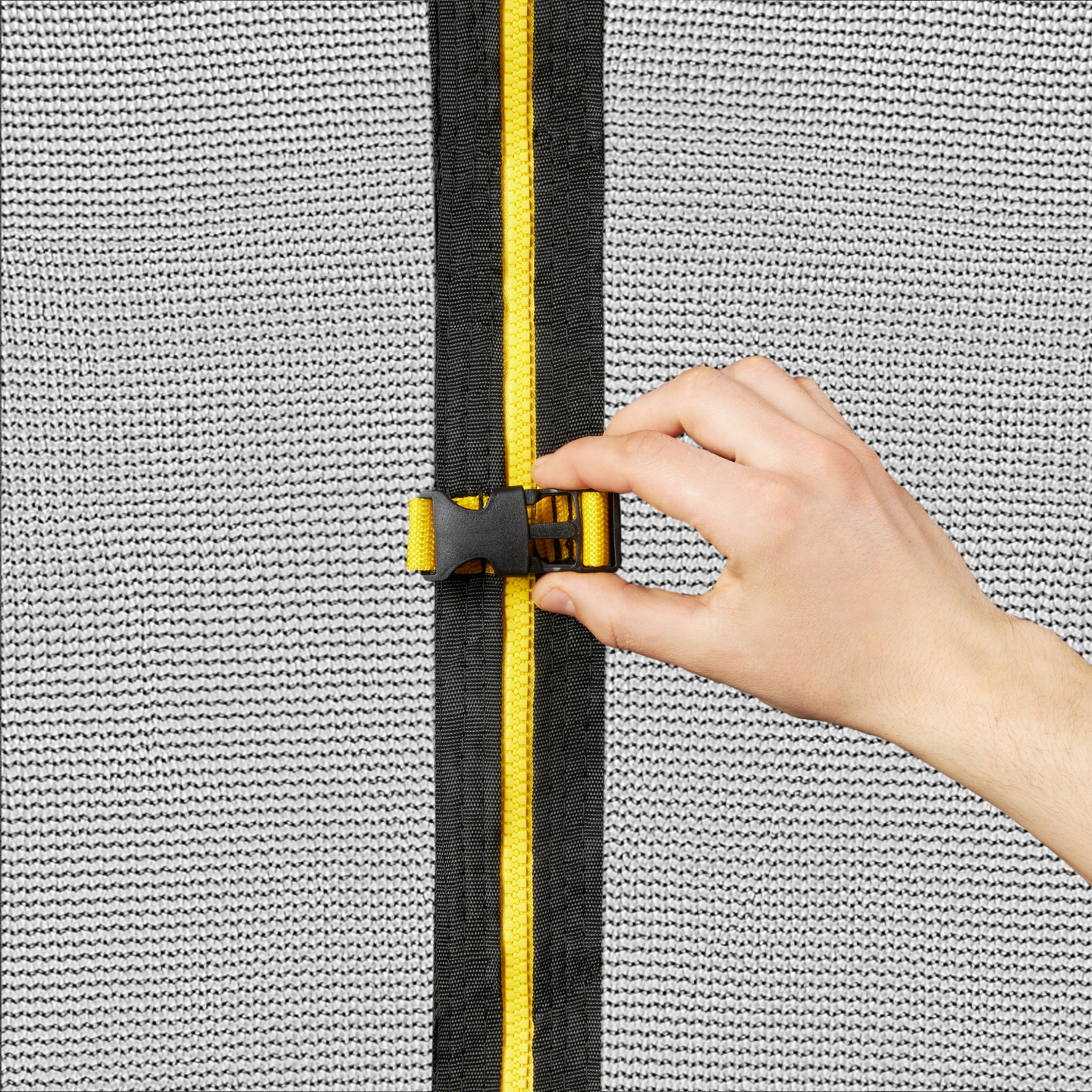 Trampolim de jardim XL infantil HyperMotion - 305 cm 10FT - com escada e rede interna - para casa e jardim