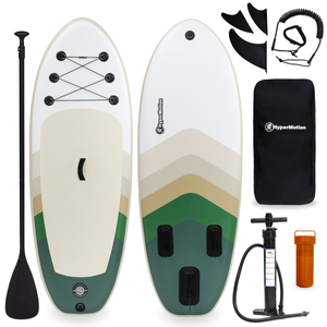 Prancha SUP inflável para crianças Stand Up Paddle 215cm com remo - HyperMotion WAVE BOOST 215