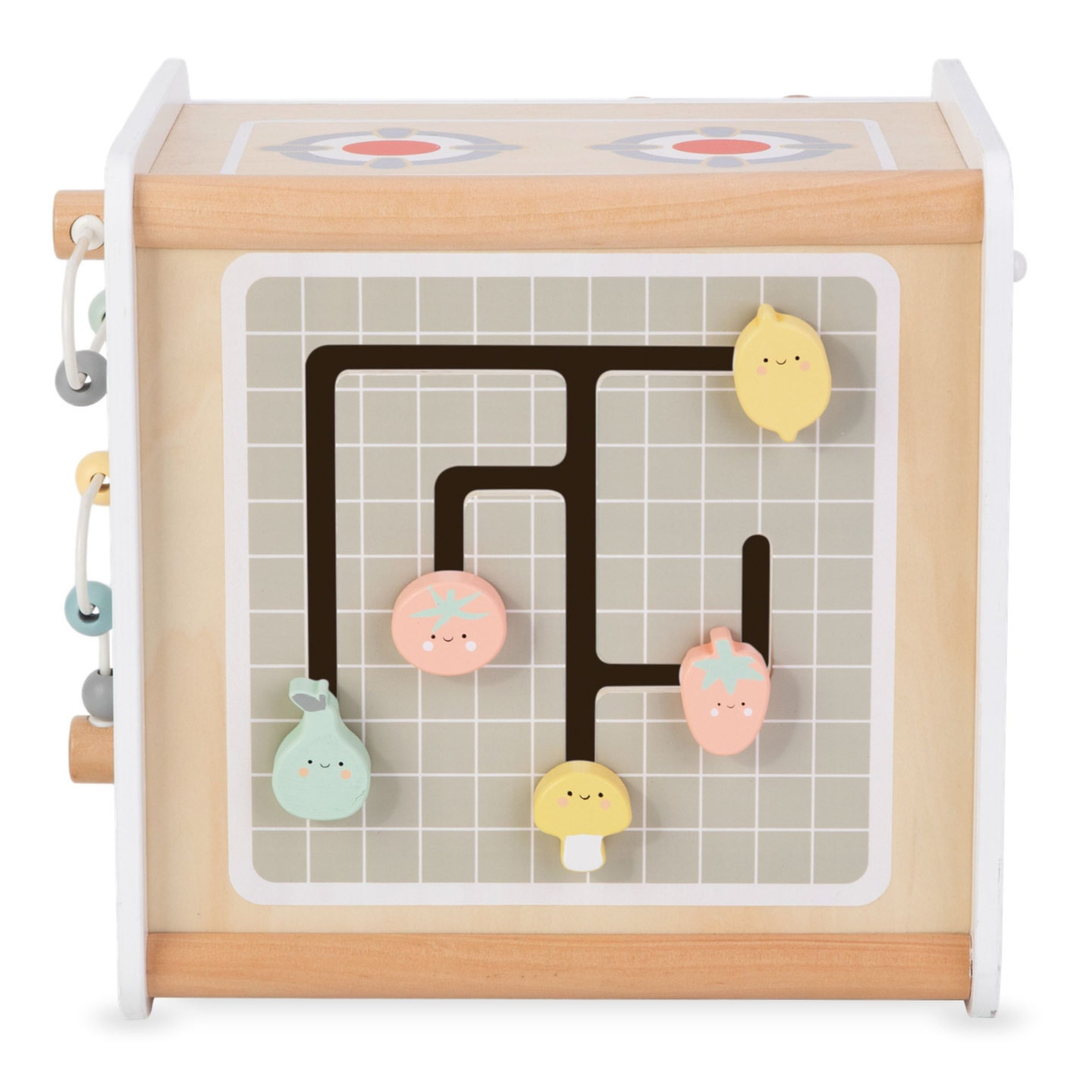 Cozinha de madeira - cubo educativo