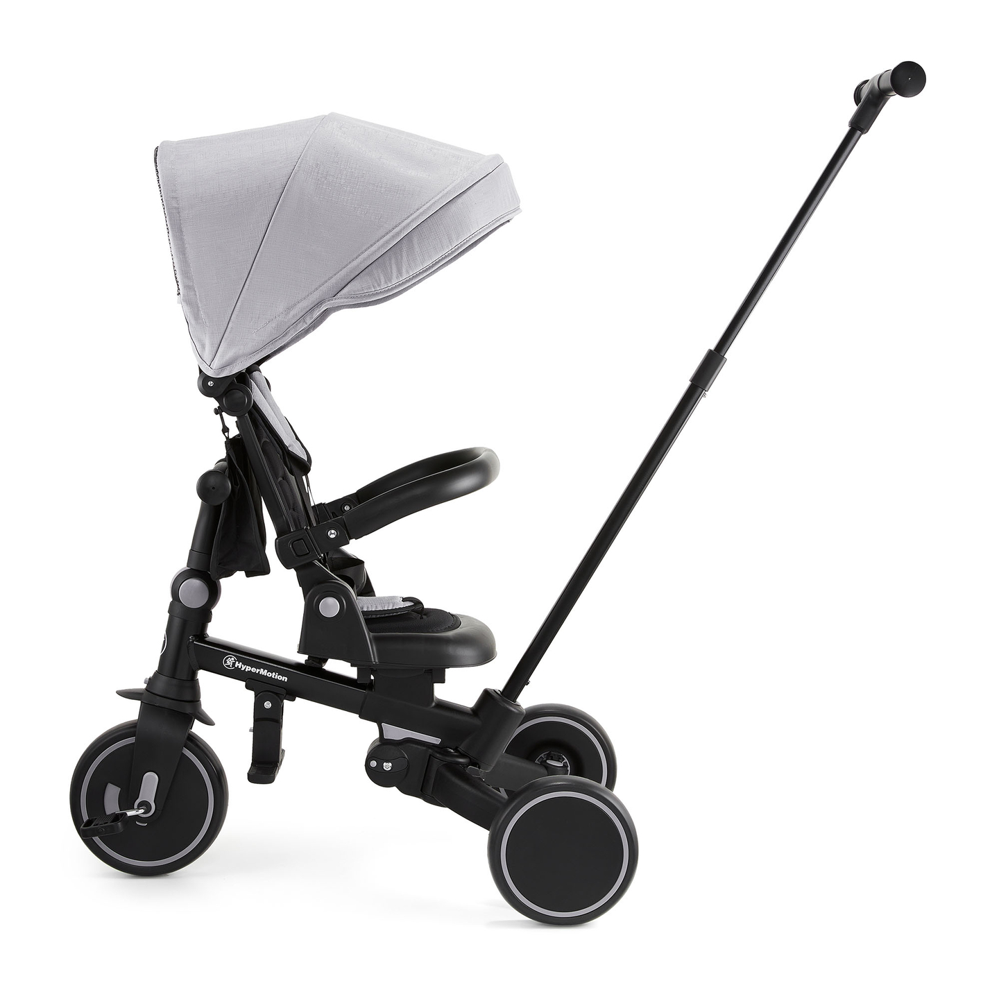 Triciclo multifunções 8em1 TOBI FOREST - cinzento