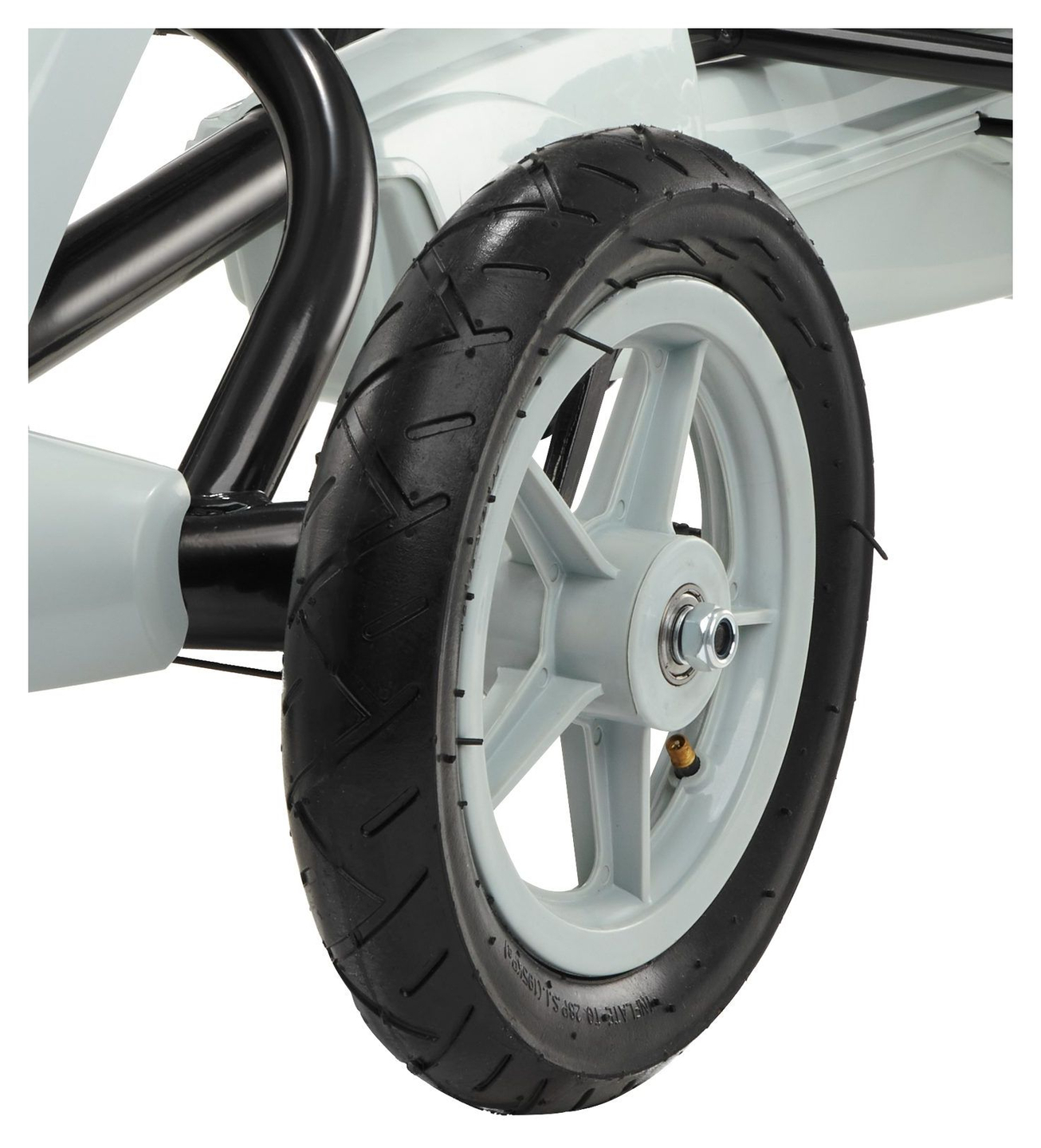 Kart a pedal EVOQUE para crianças - passeio para crianças de 5 a 8 anos - cinza