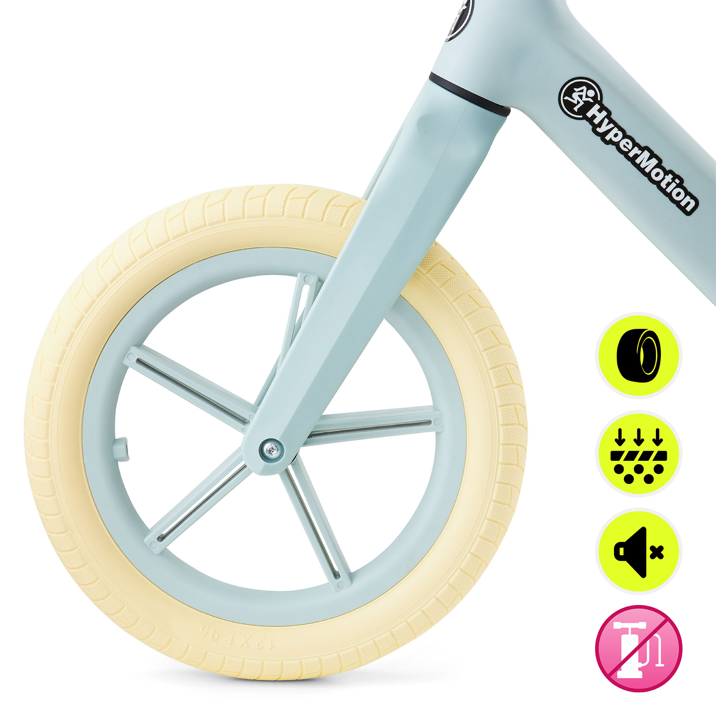 Bicicleta de cross-country HyperMotion Marcelo para crianças - hortelã