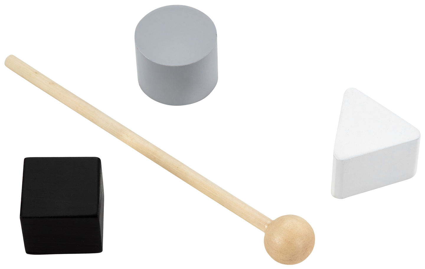 Andador / empurrador educacional de madeira para crianças - prancha de manipulação