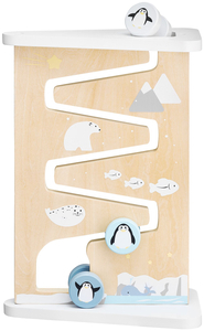 Placa de manipulação sensorial de madeira dupla face