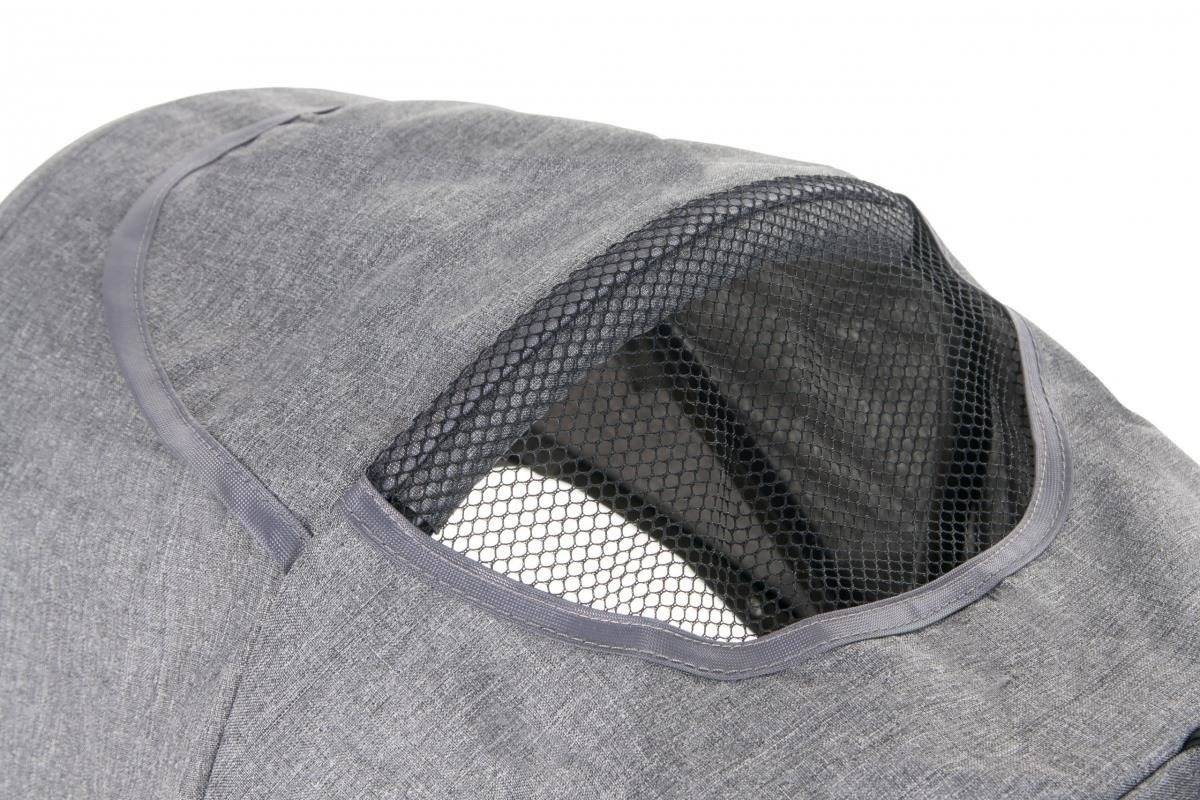 Triciclo Tobi Velar + capa de chuva - cinza