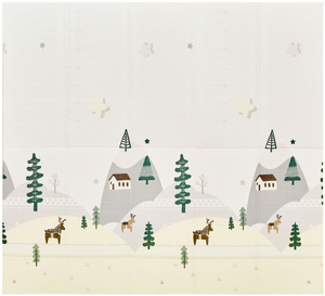 Tapete de espuma XXL dupla face - dobrável 1 CM (montanha e estrada)