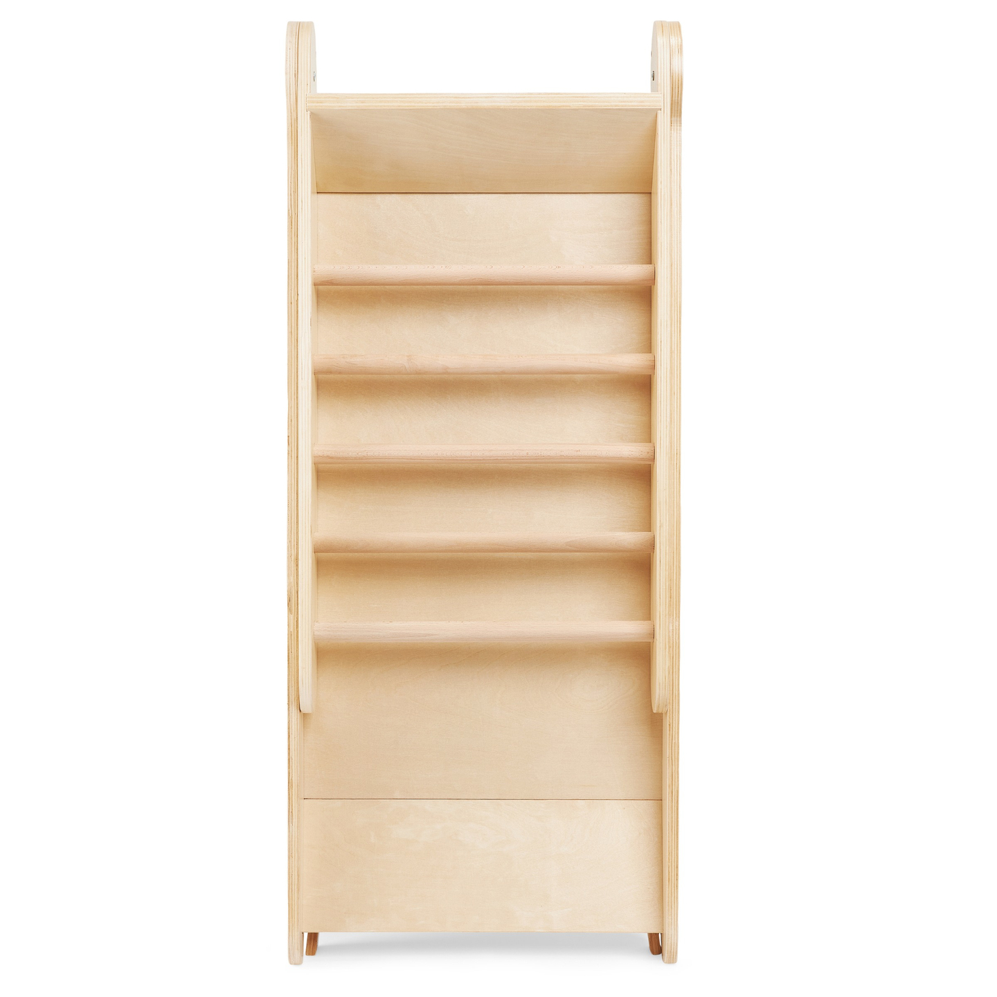 Escorrega de madeira com escada para crianças