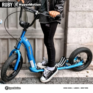 Scooter HyperMotion RUBY 12 (rodas infláveis de 30 cm) - Azul