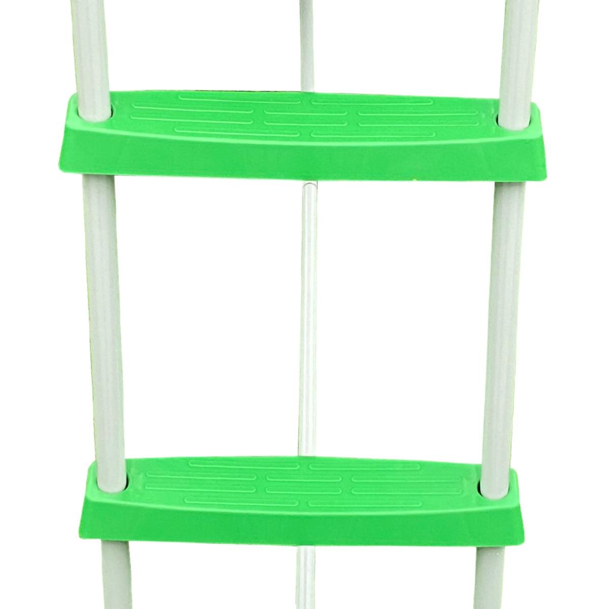 Grande escorregador de jardim com escada para crianças