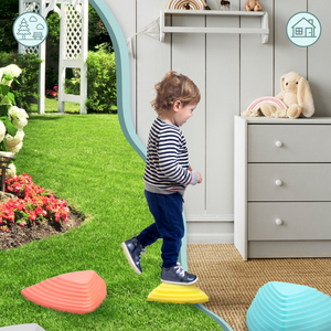 Pedras de equilíbrio coloridas - 6 peças