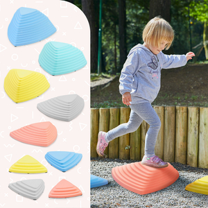 Pedras de equilíbrio coloridas - 9 peças