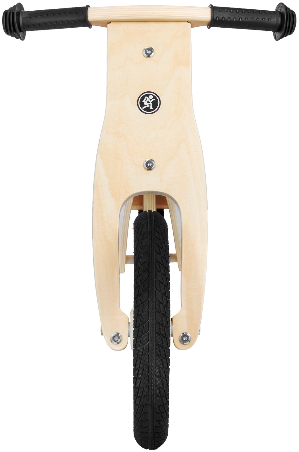 Bicicleta de equilíbrio de madeira HyperMotion JAMES - rodas infláveis - natural