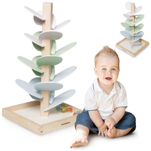 Culódromo de madeira - árvore sonora com bolas