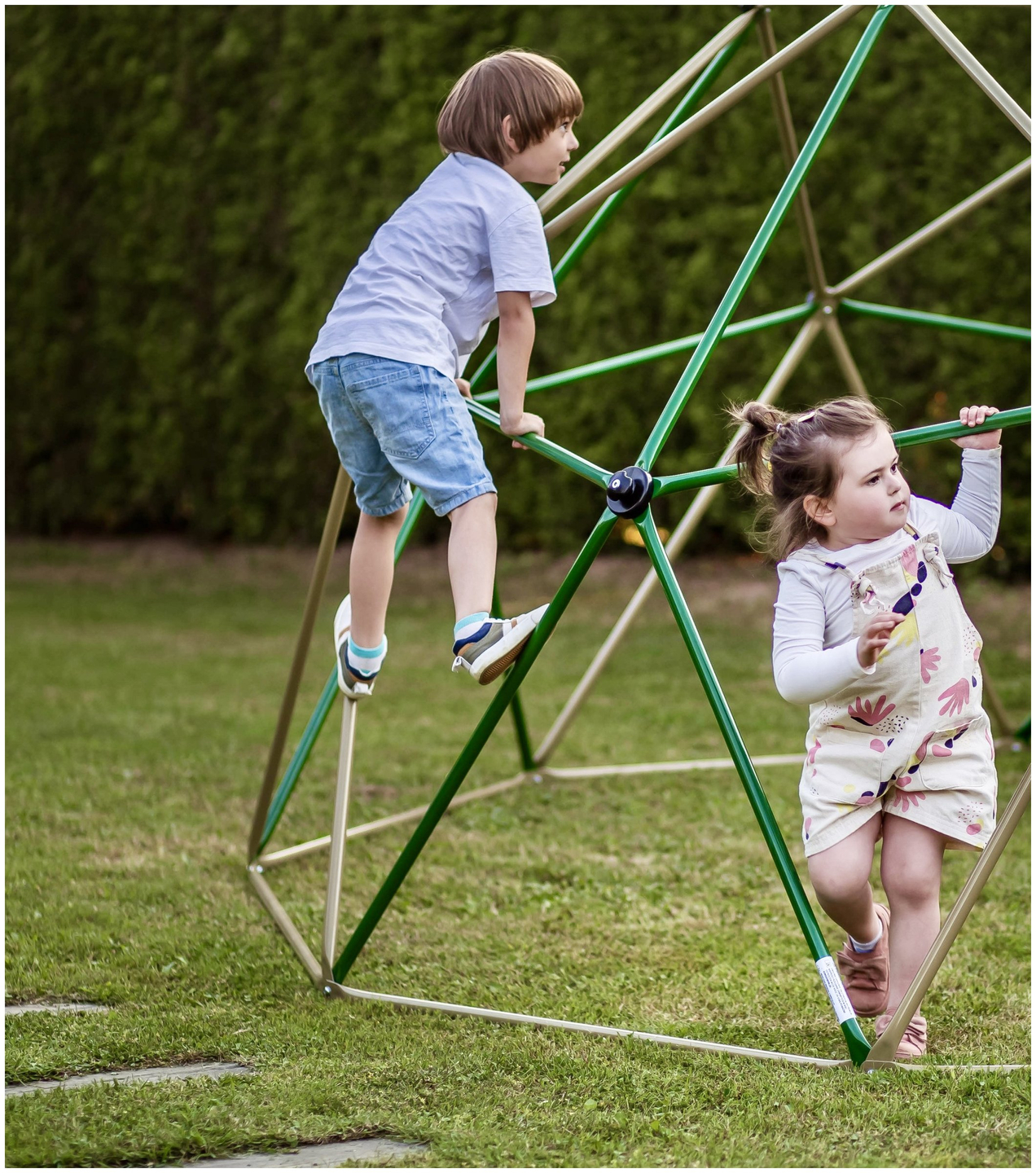 Cúpula de escalada HyperMotion para crianças XXL, Geodome, playground de jardim, diâmetro: 3 m