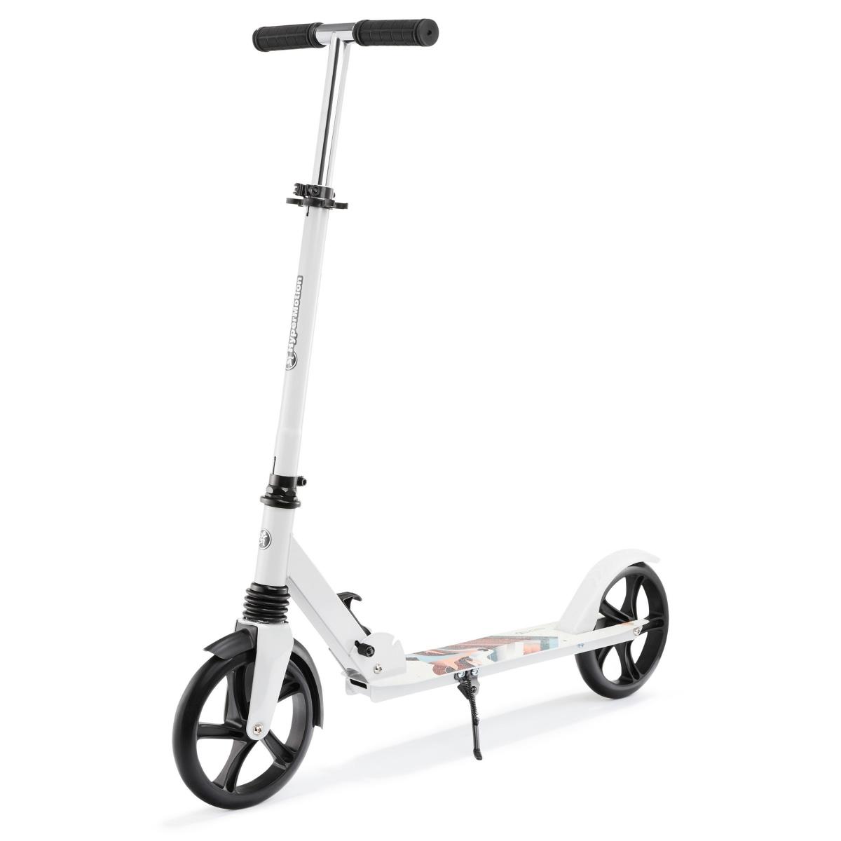 Trotinete de duas rodas para jovens adultos - com amortecedor - Hypermotion CITY SWIFT Winter Fox - 100kg