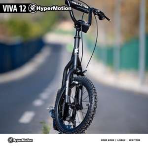 Scooter HyperMotion VIVA 12 (rodas infláveis de 30 cm) - Preto