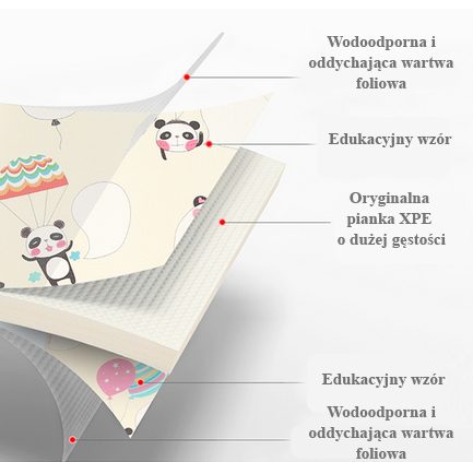 Tapete de espuma XXL dupla face - rolo de 2 CM (estrada e floresta com ursinho de pelúcia)