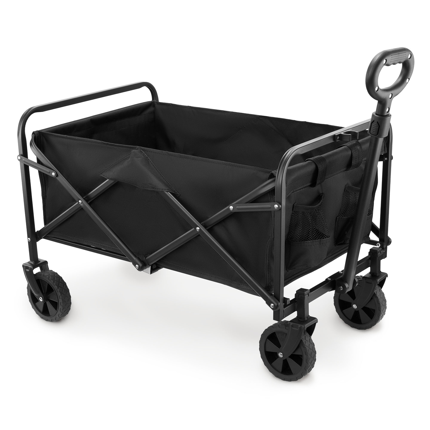 Cadeira de rodas de praia dobrável HyperMotion - preta, 80 kg