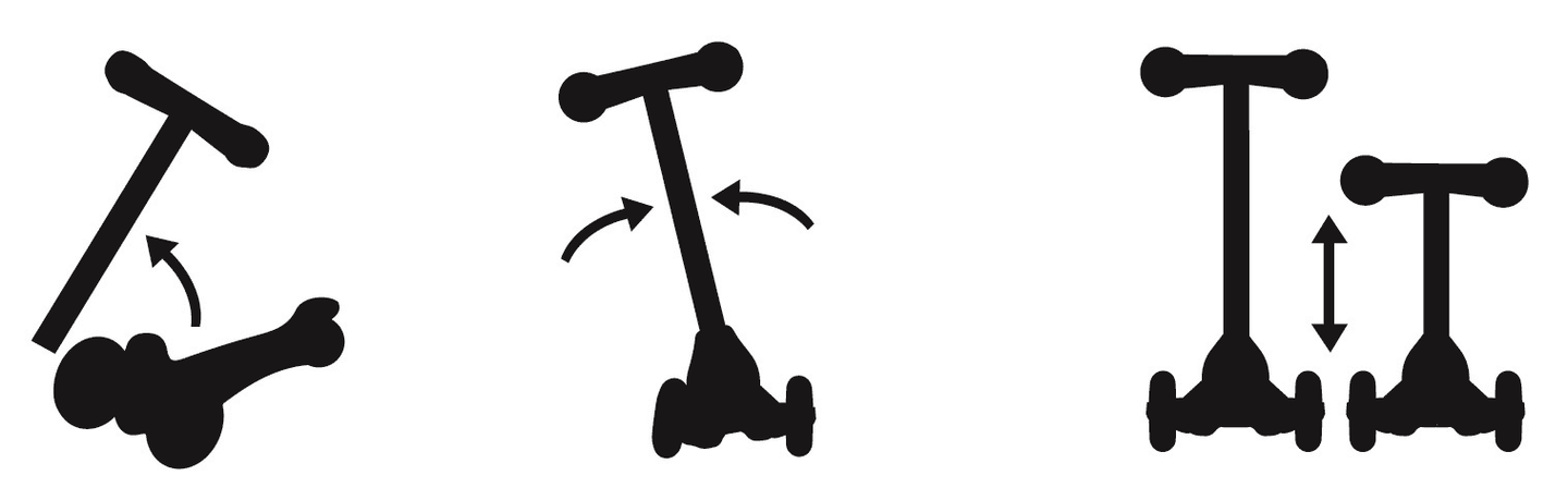 Scooter de equilíbrio 5 em 1 HyperMotion - azul