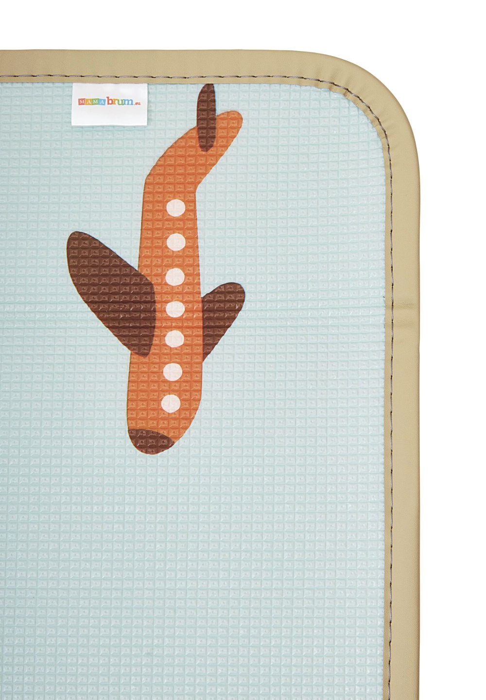 Tapete de espuma dupla face - terra / cidade de conto de fadas - 180x120x0,5cm