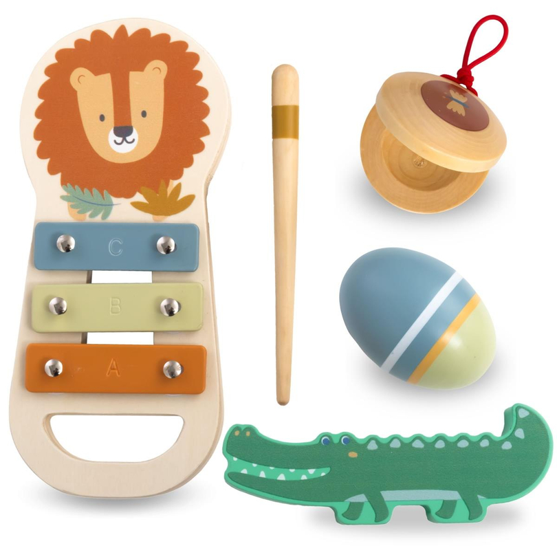 Conjunto de instrumentos musicais África