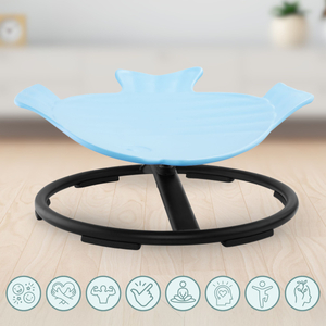 Mini carrossel para crianças Peixe - azul