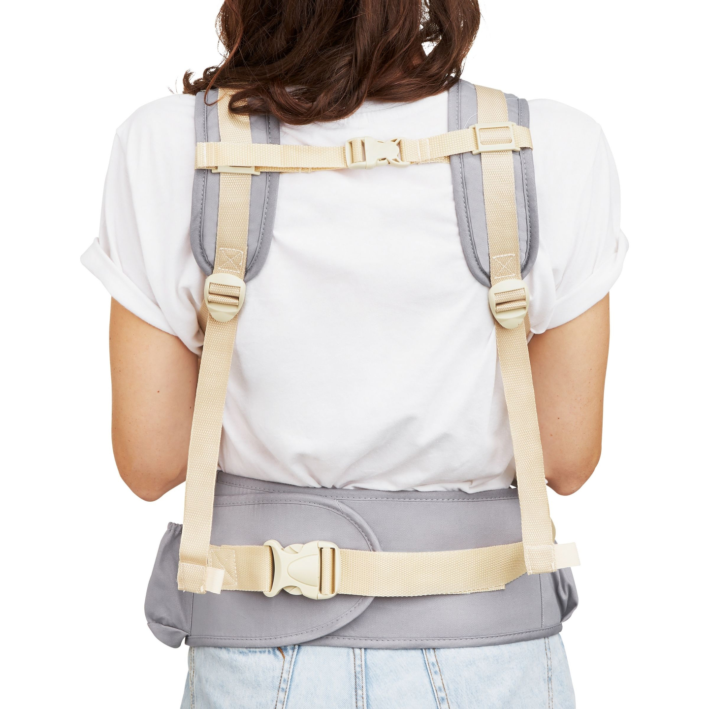 Porta-bebês ergonômico - AMY 10 em 1 - 0-36 meses, cinza