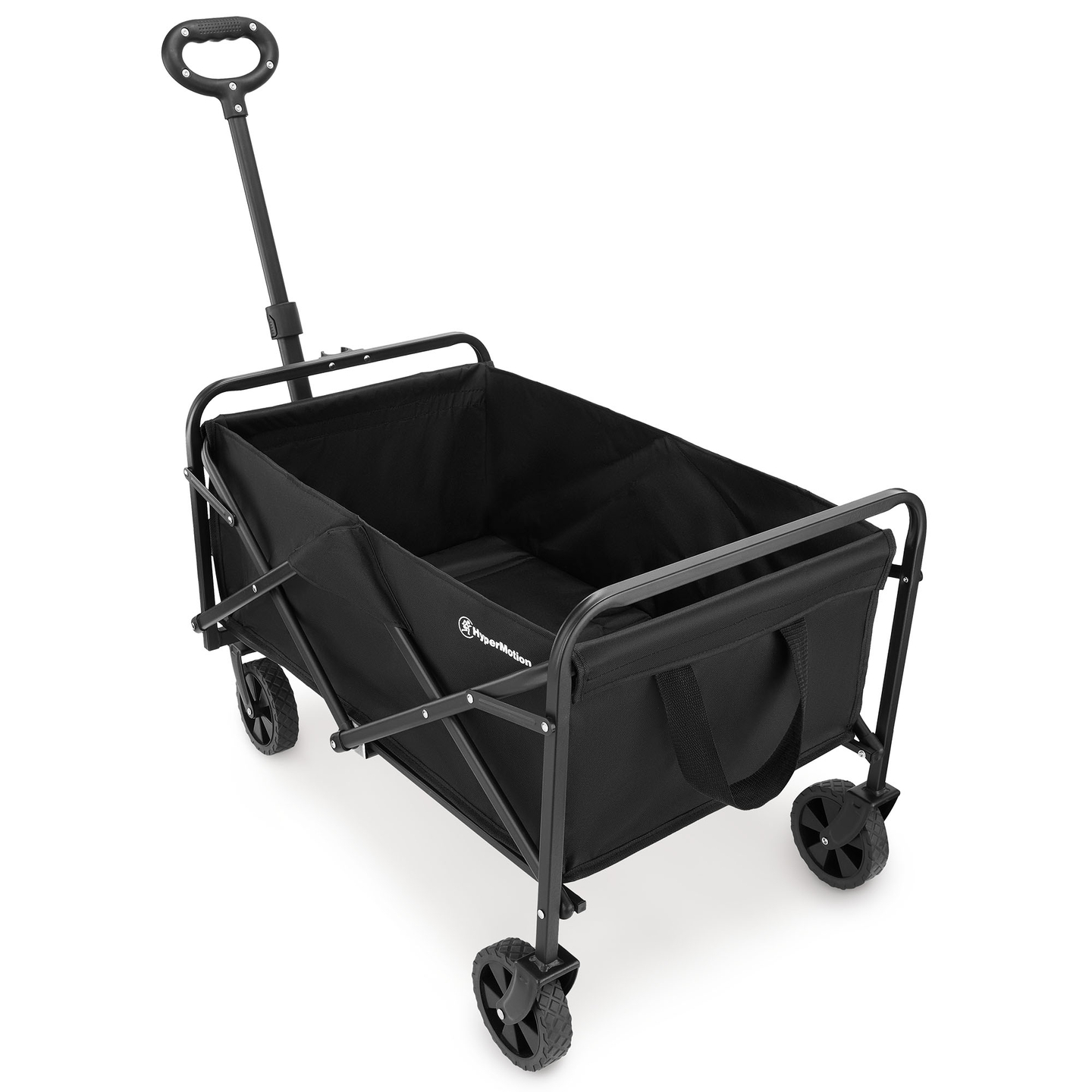 Cadeira de rodas de praia dobrável HyperMotion - preta, 80 kg