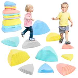 Pedras de equilíbrio coloridas - 11 peças