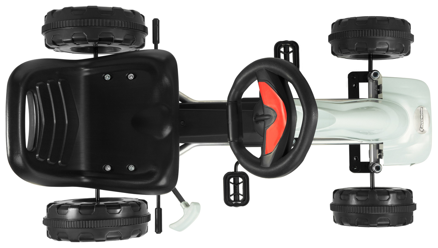 Kart a pedal CHESTER - passeio para crianças de 3 a 6 anos - cinza