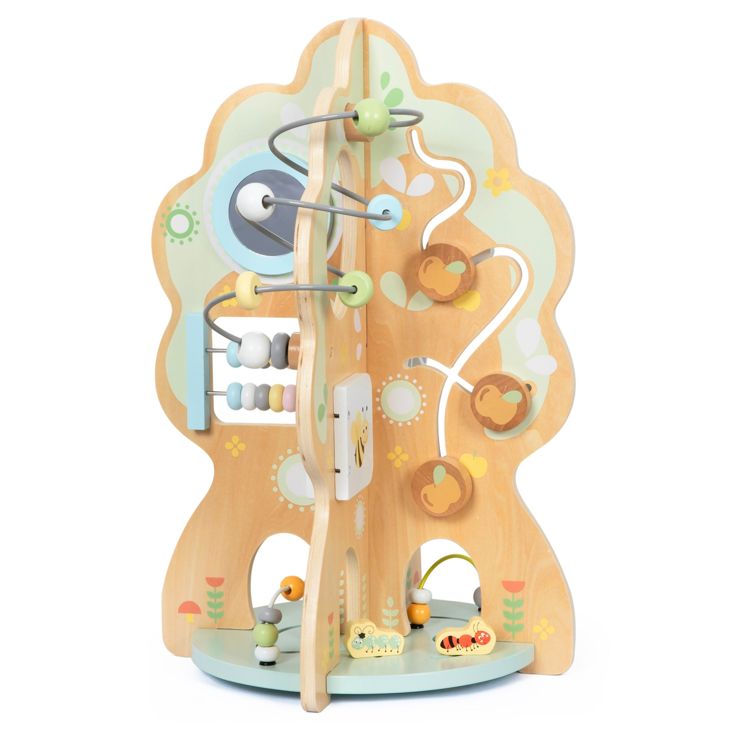 Brinquedo educativo de madeira 10 em 1 - árvore multifuncional