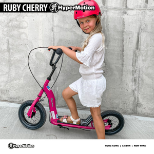 Scooter HyperMotion RUBY 12 (rodas infláveis de 30 cm) - fúcsia/magenta