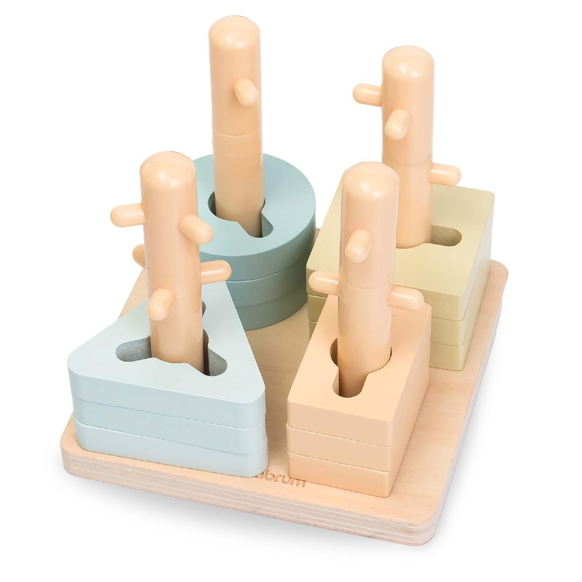 Conjunto de brinquedos Montessori para crianças de 2-3 anos