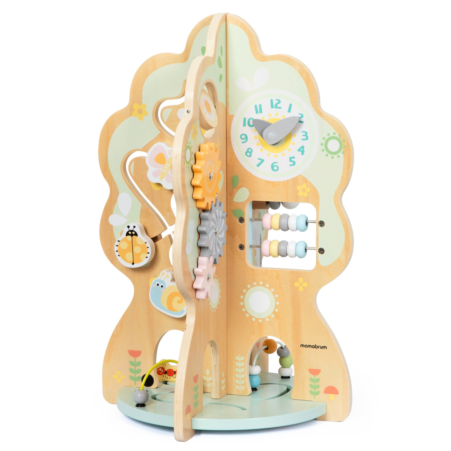 Brinquedo educativo de madeira 10 em 1 - árvore multifuncional