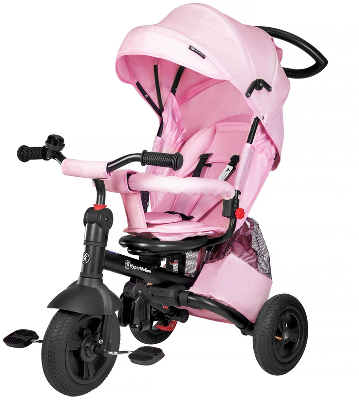 Triciclo Tobi Velar + capa de chuva - rosa