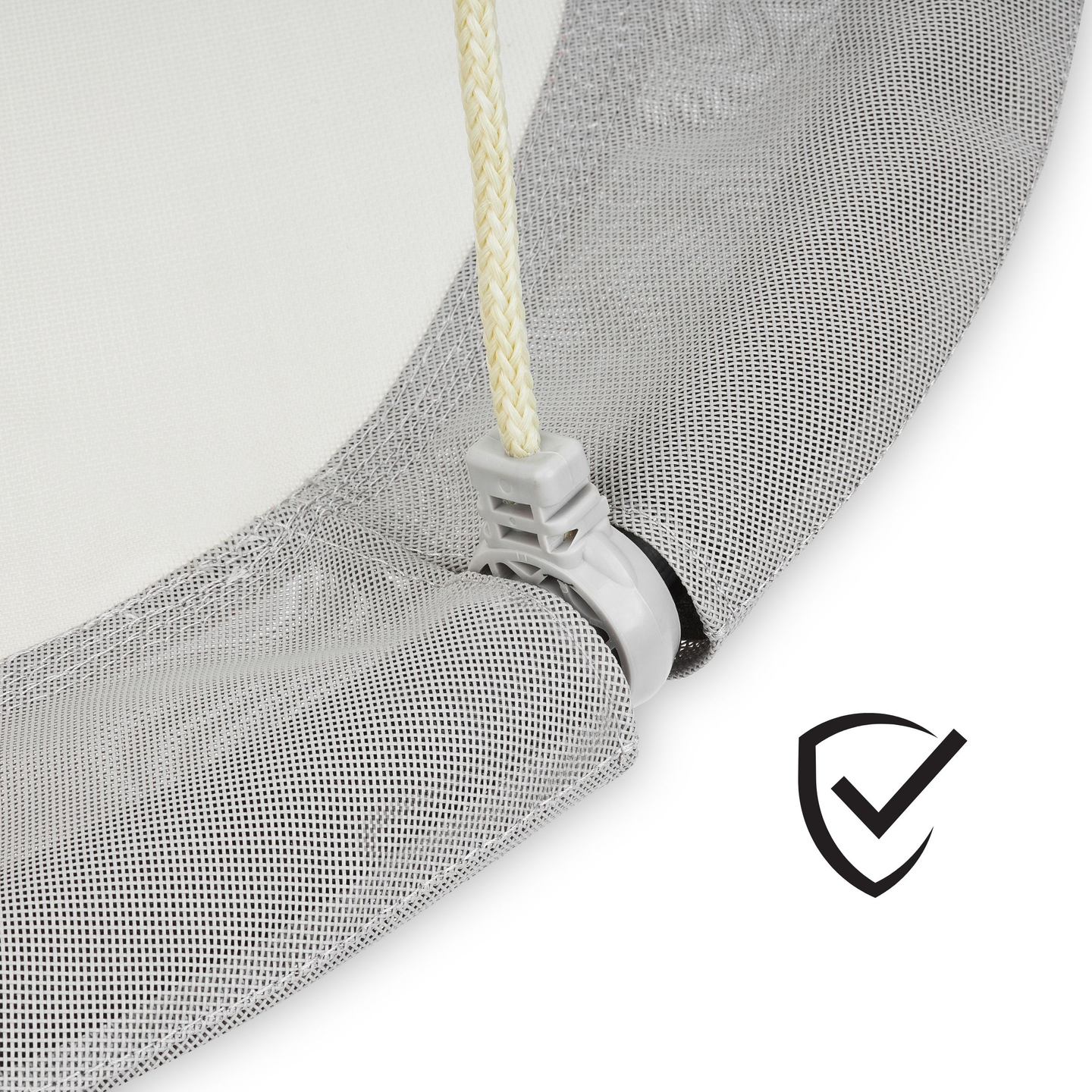 Baloiço ninho de cegonha HyperMotion - 100 cm de diâmetro, cor cinzenta