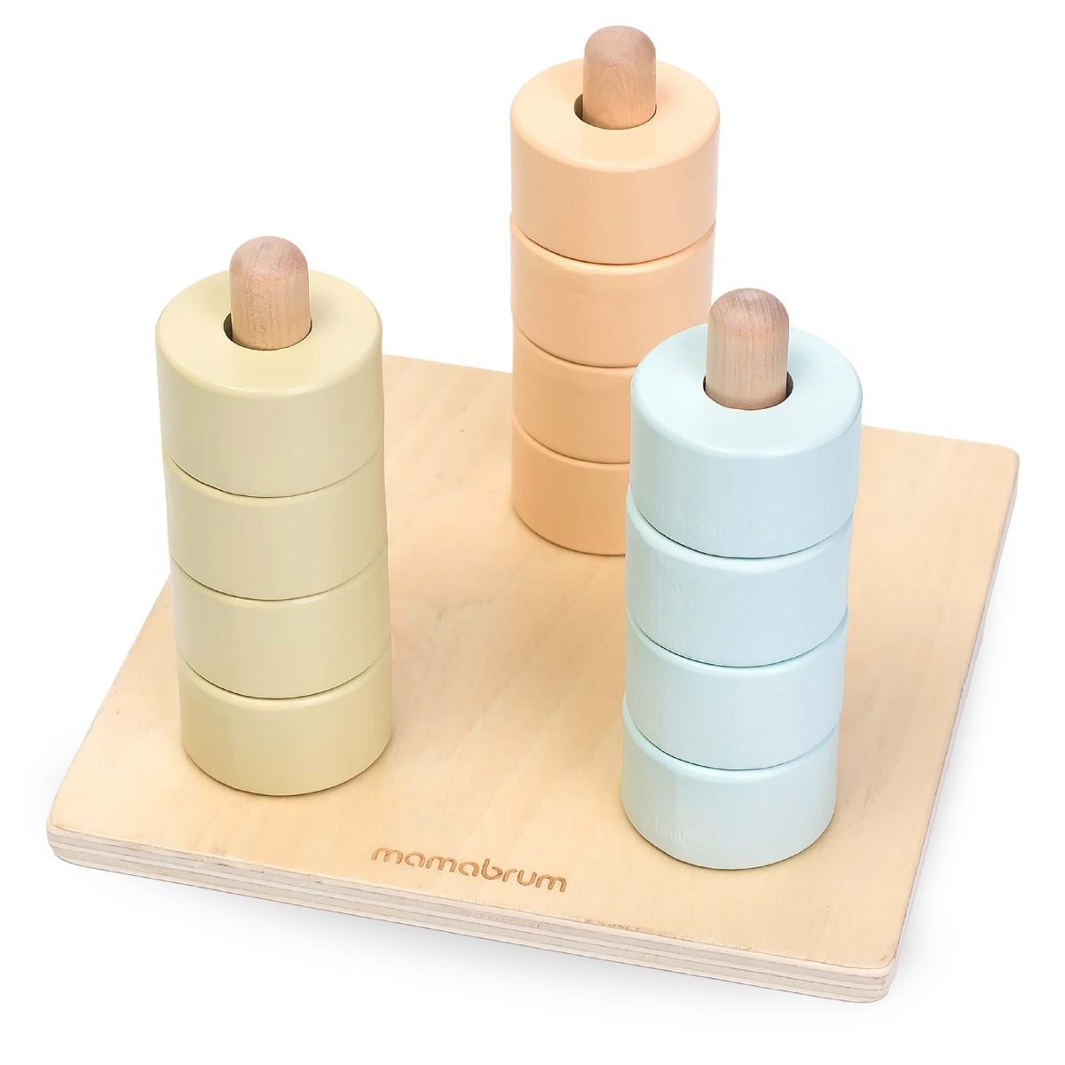Conjunto de brinquedos Montessori para crianças de 2-3 anos