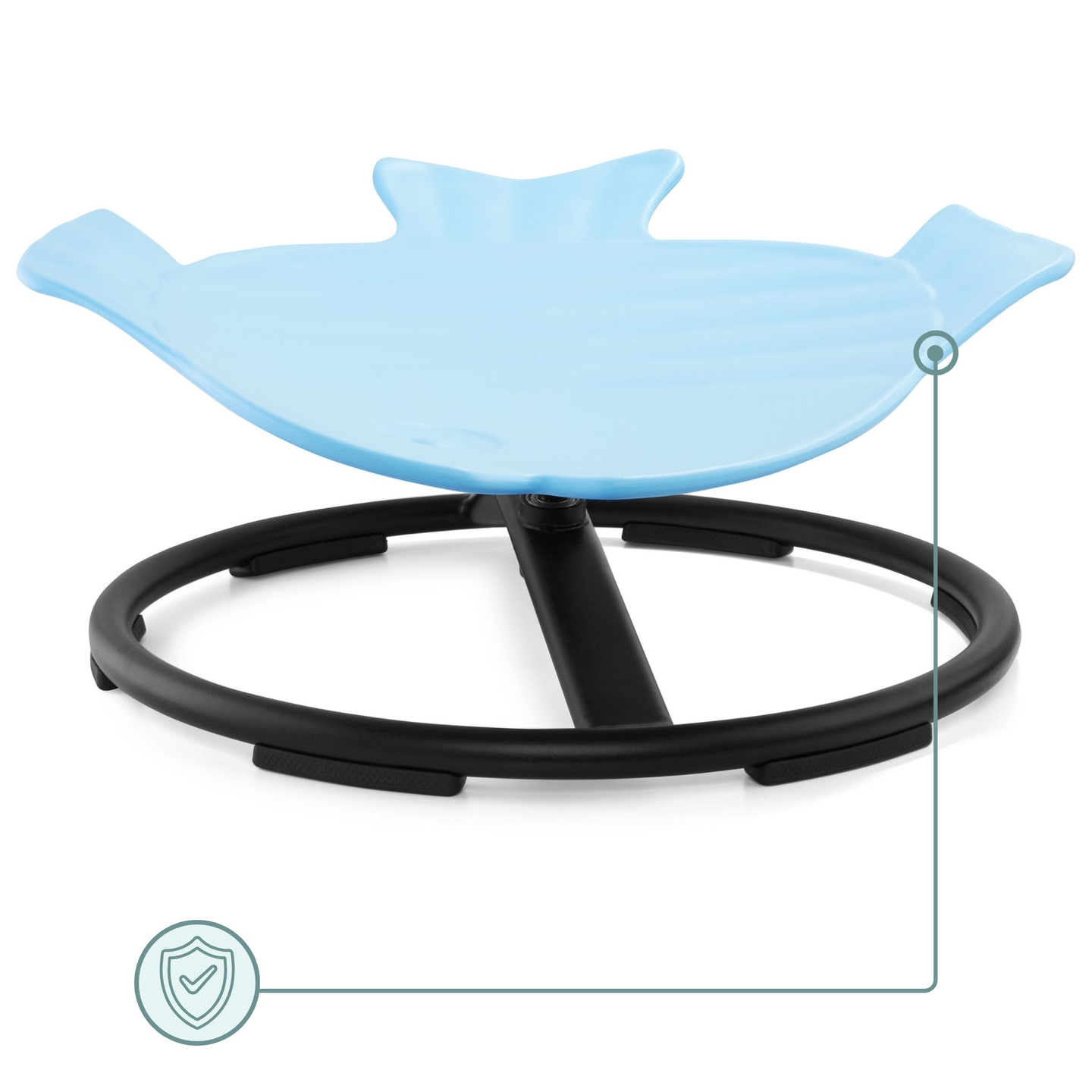 Mini carrossel para crianças Peixe - azul